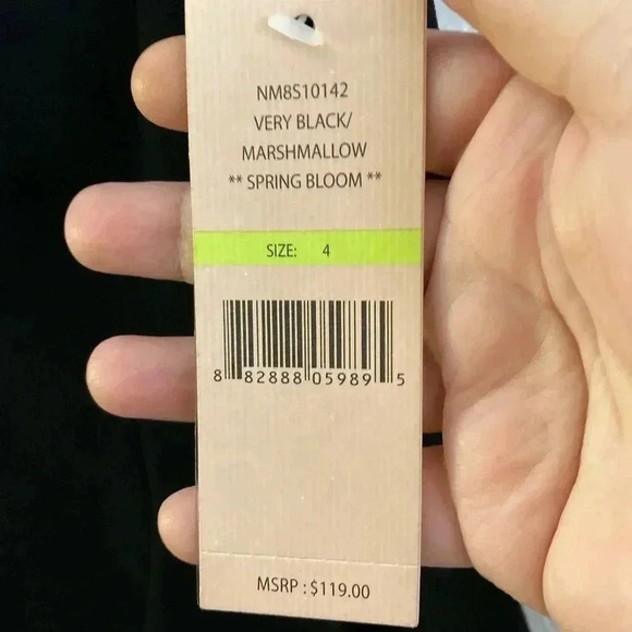 🆕Nanette Lepore Elegant Sleeveless Black Ruffle Dress 4🆕 - Picture 7 of 10